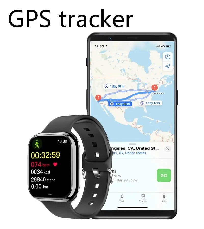 GPS Smart Watch Men For Apple Watch 10 Series Always On Display Body Temperature BT Call NFC Women Smartwatch For IOS Android - Image 4