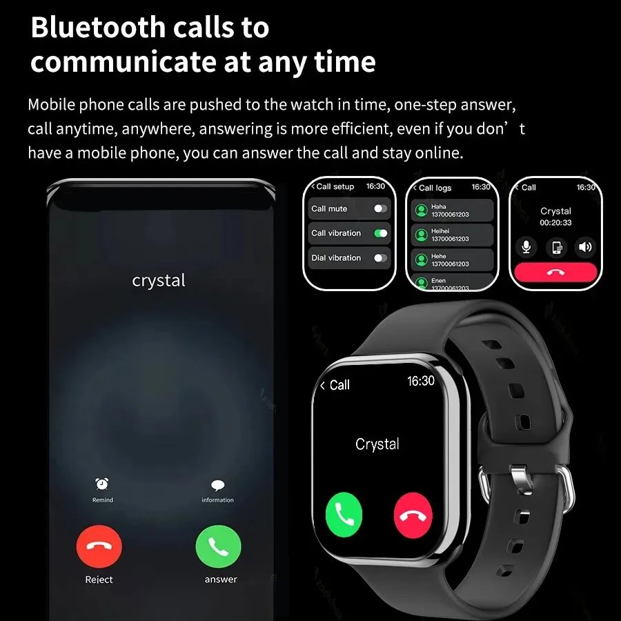 GPS Smart Watch Men For Apple Watch 10 Series Always On Display Body Temperature BT Call NFC Women Smartwatch For IOS Android - Image 2