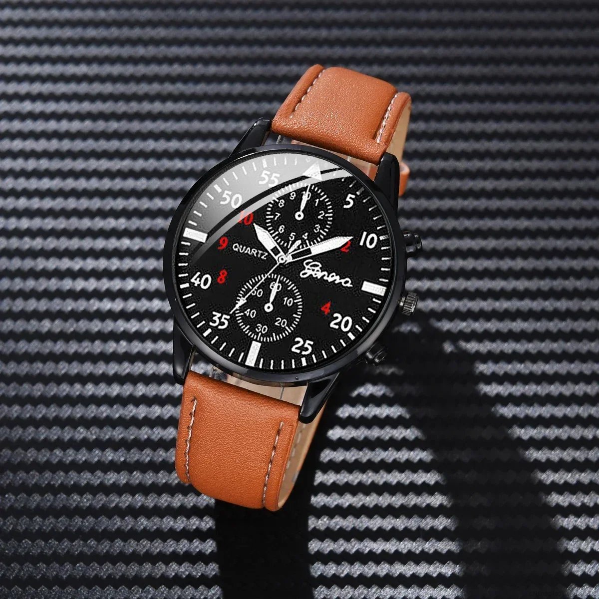 4/2/1pcs Men Sports Watches Set Man Business Quartz Wristwatch Luxury Brown Leather Bracelet Men Casual Clock Watch(no Box) 4/2/1pcs Men Sports Watches Set Man Business Quartz Wristwatch Luxury Brown Leather Bracelet Men Casual Clock Watch(no Box)