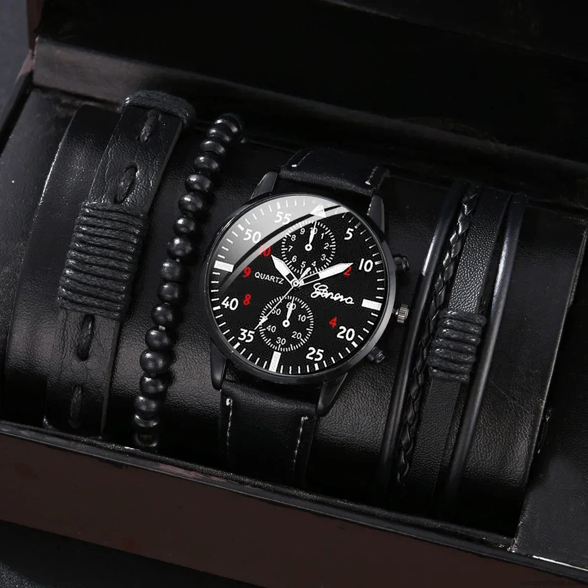 4/2/1pcs Men Sports Watches Set Man Business Quartz Wristwatch Luxury Brown Leather Bracelet Men Casual Clock Watch(no Box) 4/2/1pcs Men Sports Watches Set Man Business Quartz Wristwatch Luxury Brown Leather Bracelet Men Casual Clock Watch(no Box)