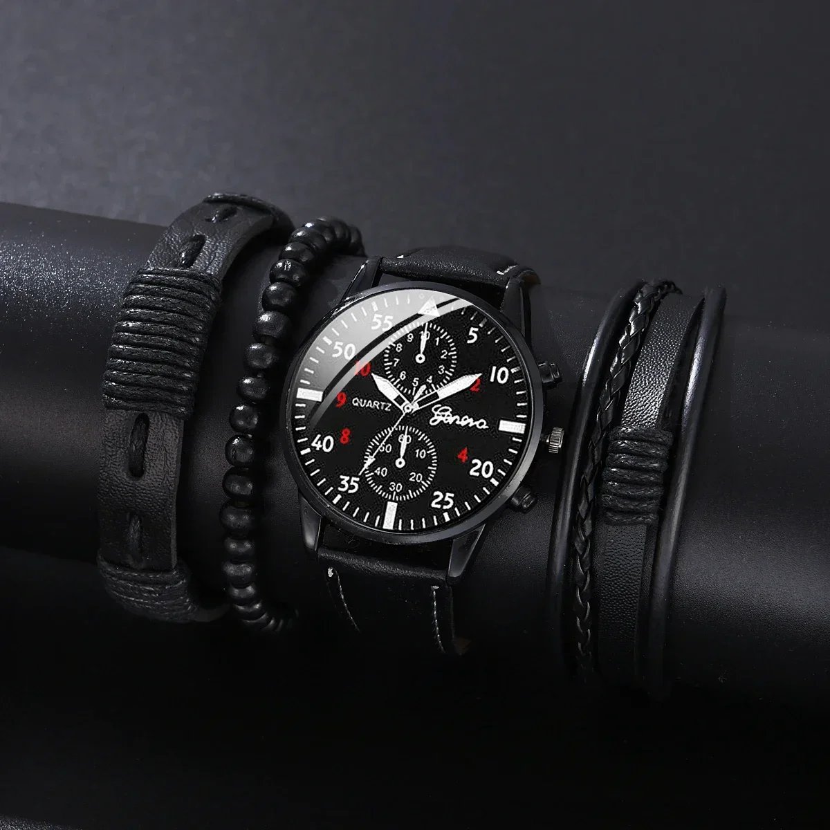 4/2/1pcs Men Sports Watches Set Man Business Quartz Wristwatch Luxury Brown Leather Bracelet Men Casual Clock Watch(no Box) 4/2/1pcs Men Sports Watches Set Man Business Quartz Wristwatch Luxury Brown Leather Bracelet Men Casual Clock Watch(no Box)