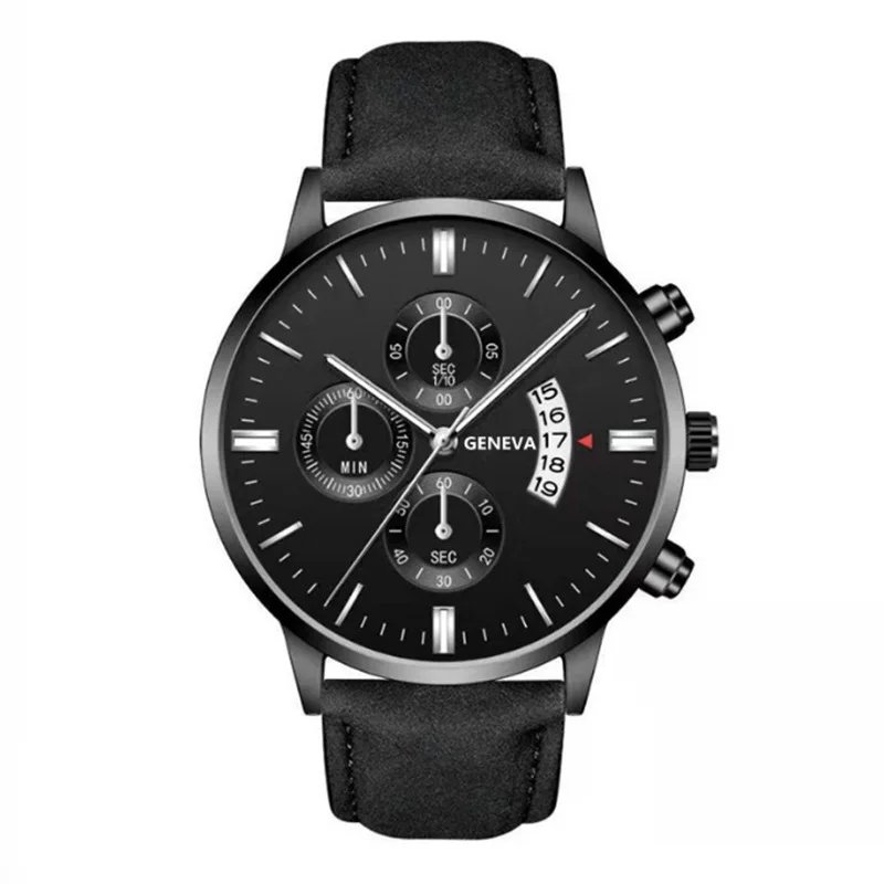 Luxury Black Stainless Steel Quartz Wrist Watch Man Business Fashion Mens Quartz Watches for Men Calendar Clock Reloj Hombre Luxury Black Stainless Steel Quartz Wrist Watch Man Business Fashion Mens Quartz Watches for Men Calendar Clock Reloj Hombre
