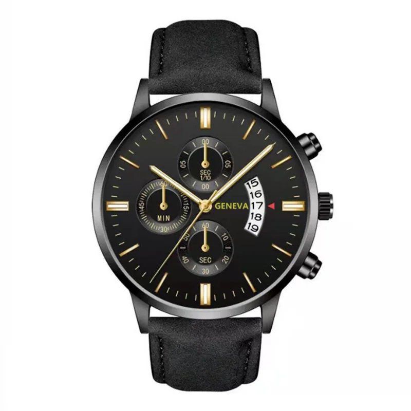 Luxury Black Stainless Steel Quartz Wrist Watch Man Business Fashion Mens Quartz Watches for Men Calendar Clock Reloj Hombre Luxury Black Stainless Steel Quartz Wrist Watch Man Business Fashion Mens Quartz Watches for Men Calendar Clock Reloj Hombre