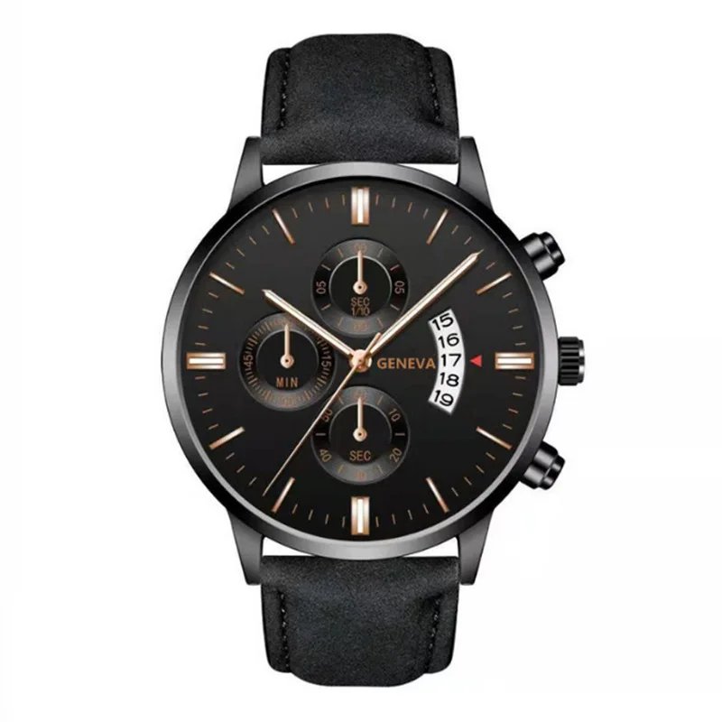 Luxury Black Stainless Steel Quartz Wrist Watch Man Business Fashion Mens Quartz Watches for Men Calendar Clock Reloj Hombre Luxury Black Stainless Steel Quartz Wrist Watch Man Business Fashion Mens Quartz Watches for Men Calendar Clock Reloj Hombre