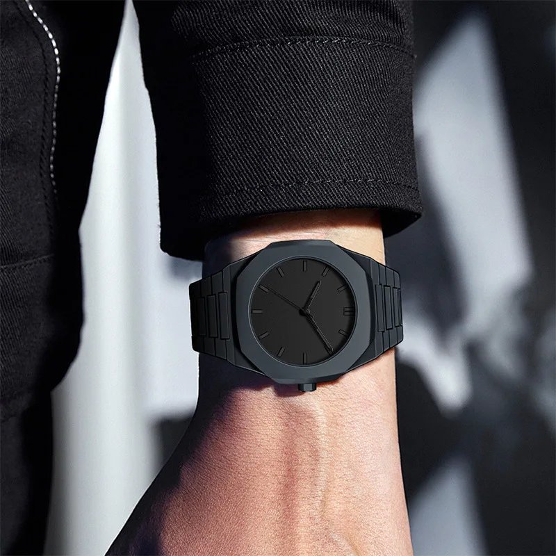 Fashion Waterproof Men Quartz Watch Silicone Wristband Minimalist Design Sports Business Lightweight Watches Reloj Hombre - Image 2