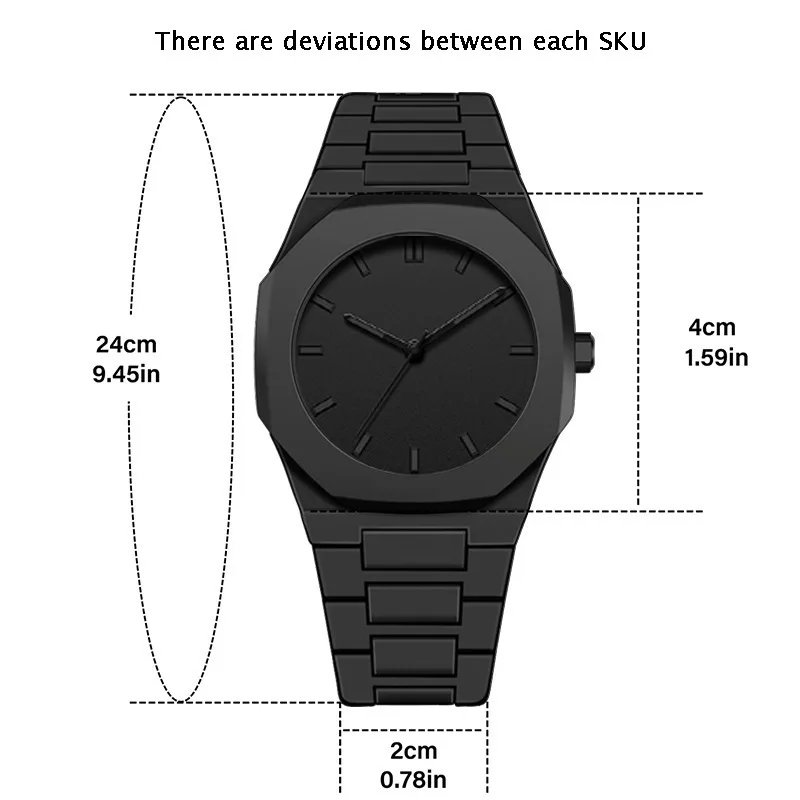 Fashion Waterproof Men Quartz Watch Silicone Wristband Minimalist Design Sports Business Lightweight Watches Reloj Hombre - Image 6