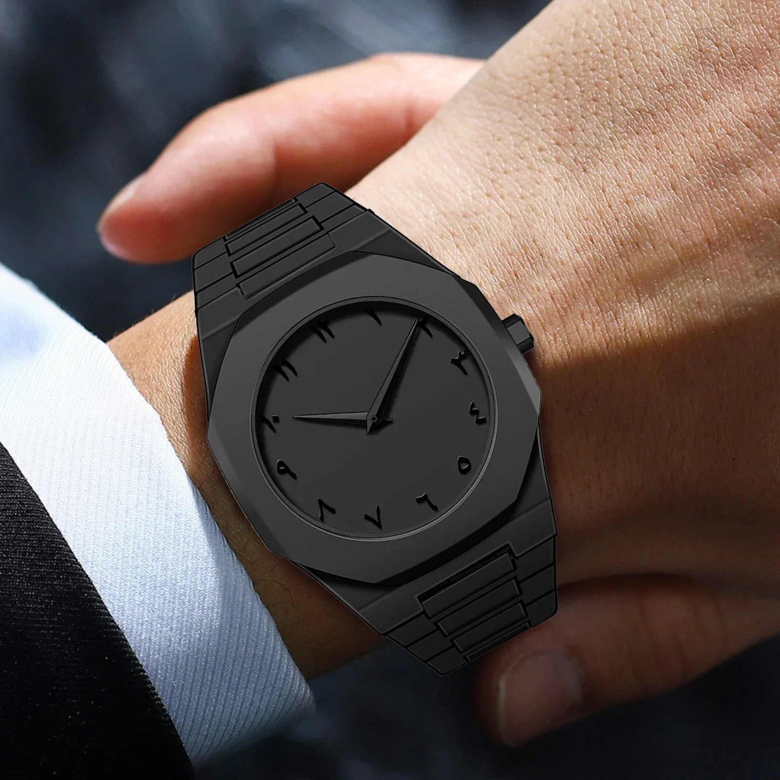 Fashion Waterproof Men Quartz Watch Silicone Wristband Minimalist Design Sports Business Lightweight Watches Reloj Hombre - Image 4