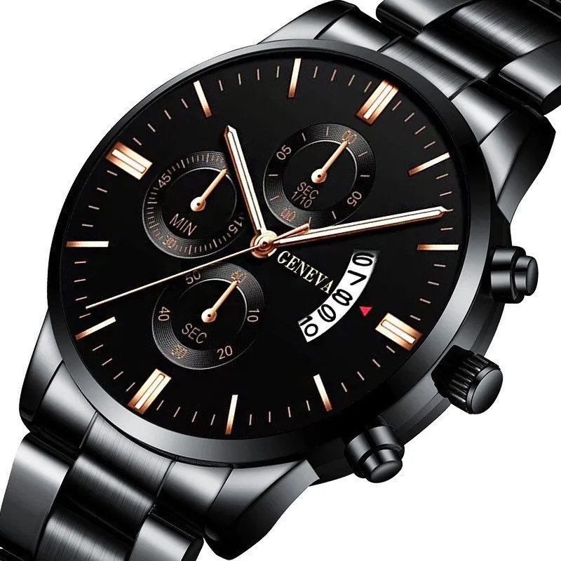 New Business Casual Watch Часы Мужские Luxury Fashion Watches Men Stainless Steel Quartz Wrist Watch for Man Relojes Para Hombre