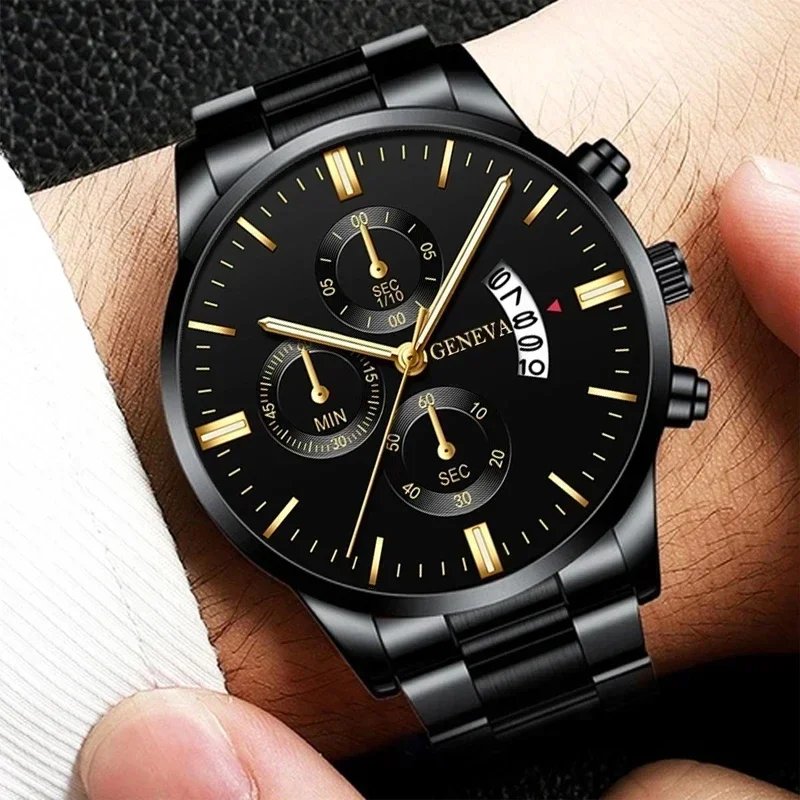 New Business Casual Watch Часы Мужские Luxury Fashion Watches Men Stainless Steel Quartz Wrist Watch for Man Relojes Para Hombre - Image 2