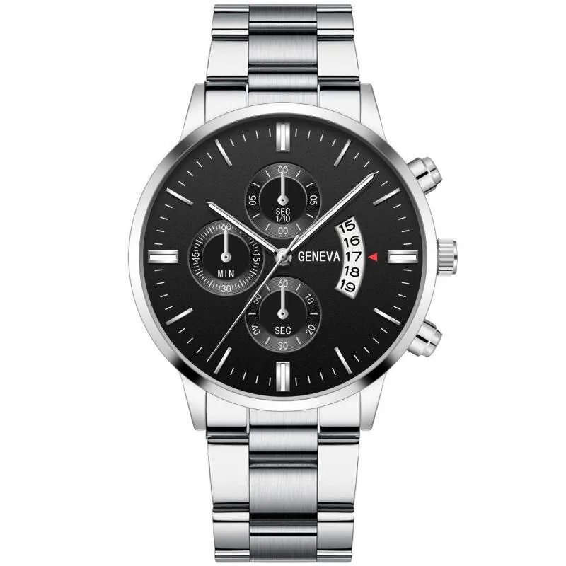New Business Casual Watch Часы Мужские Luxury Fashion Watches Men Stainless Steel Quartz Wrist Watch for Man Relojes Para Hombre