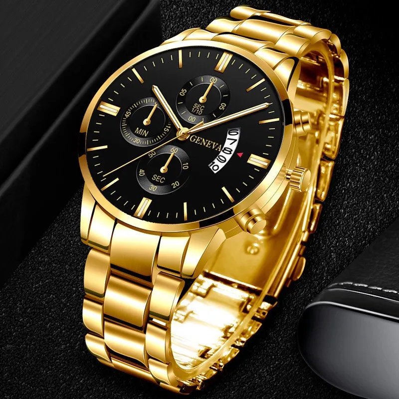 New Business Casual Watch Часы Мужские Luxury Fashion Watches Men Stainless Steel Quartz Wrist Watch for Man Relojes Para Hombre