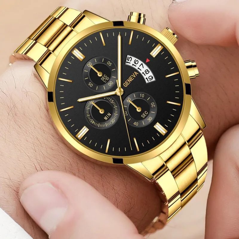 New Business Casual Watch Часы Мужские Luxury Fashion Watches Men Stainless Steel Quartz Wrist Watch for Man Relojes Para Hombre