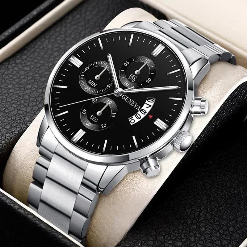 New Business Casual Watch Часы Мужские Luxury Fashion Watches Men Stainless Steel Quartz Wrist Watch for Man Relojes Para Hombre - Image 5