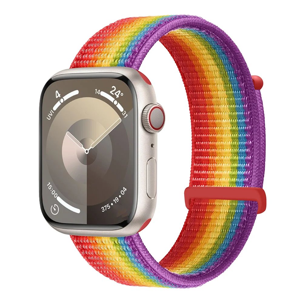 Nylon Strap for Apple Watch 11 10 46mm 42mm Ultra 3 2 49mm Breathable Replacement Wristband IWatch 9 8 7 6 5 SE3 45mm 41mm 44mm
