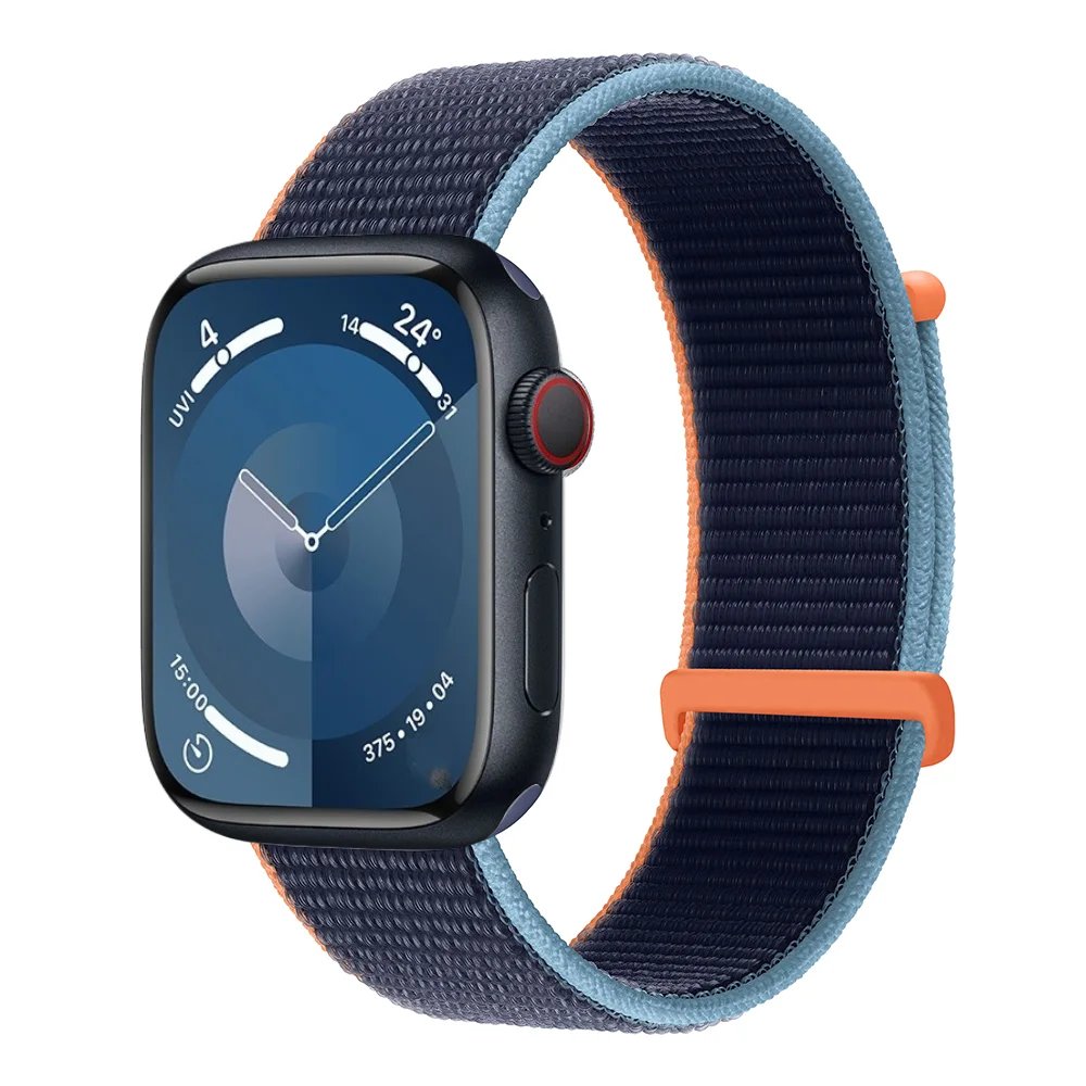 Nylon Strap for Apple Watch 11 10 46mm 42mm Ultra 3 2 49mm Breathable Replacement Wristband IWatch 9 8 7 6 5 SE3 45mm 41mm 44mm
