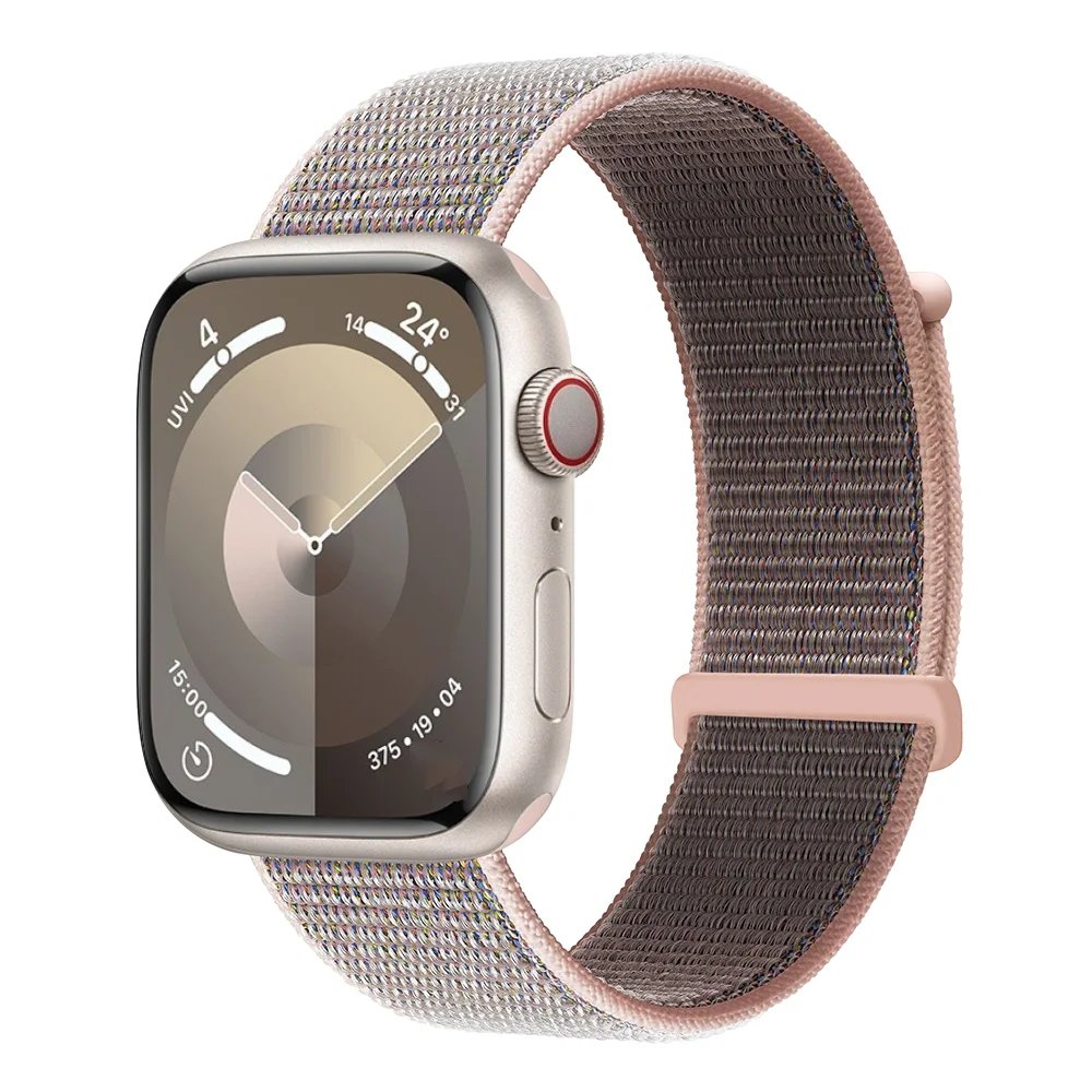 Nylon Strap for Apple Watch 11 10 46mm 42mm Ultra 3 2 49mm Breathable Replacement Wristband IWatch 9 8 7 6 5 SE3 45mm 41mm 44mm