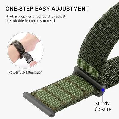Nylon Strap for Apple Watch 11 10 46mm 42mm Ultra 3 2 49mm Breathable Replacement Wristband IWatch 9 8 7 6 5 SE3 45mm 41mm 44mm