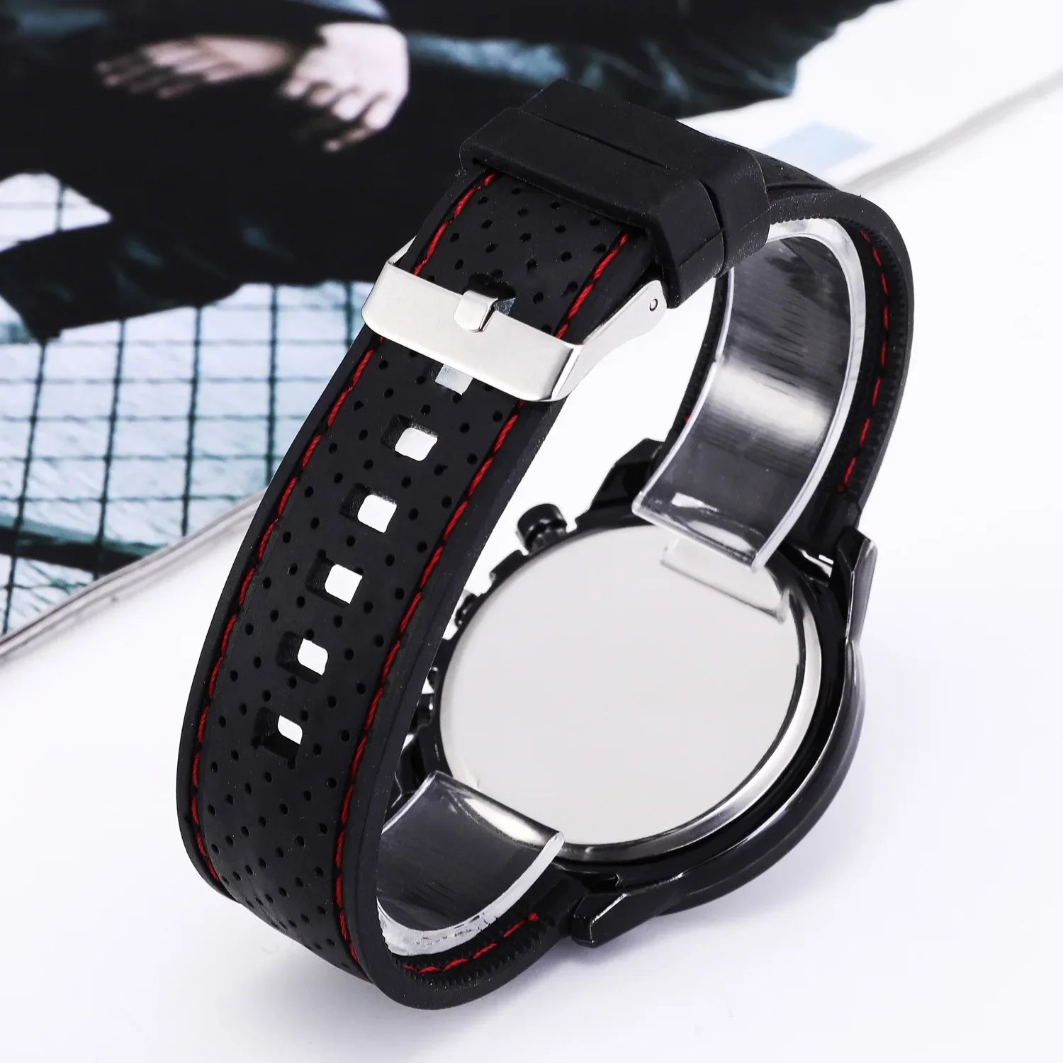 Luxury Fashion Date Quartz Men Watches Top Brand Male Clock Chronograph Sport Mens Wrist Watch Hodinky Relogio Masculino - Image 6