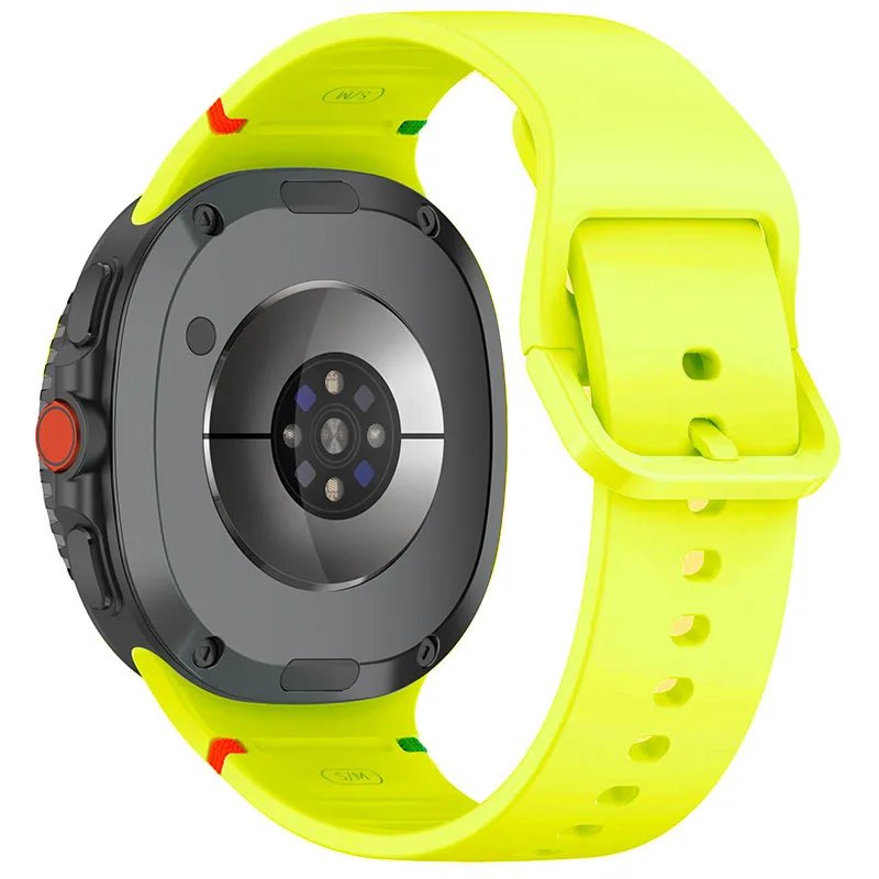 Official Silicone Watchband For Samsung Galaxy Watch 8 40mm 44mm 1:1 Sports Bracelet Wristband Galaxy Watch 8 Classic 46mm Belt