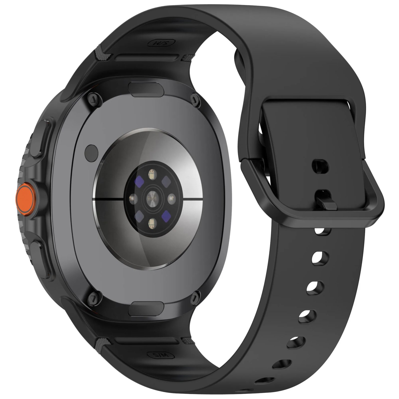 Official Silicone Watchband For Samsung Galaxy Watch 8 40mm 44mm 1:1 Sports Bracelet Wristband Galaxy Watch 8 Classic 46mm Belt