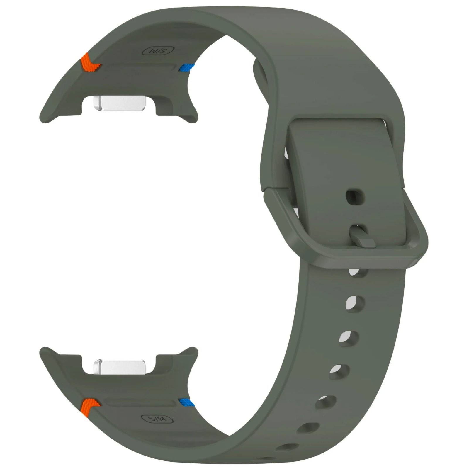 Official Silicone Watchband For Samsung Galaxy Watch 8 40mm 44mm 1:1 Sports Bracelet Wristband Galaxy Watch 8 Classic 46mm Belt