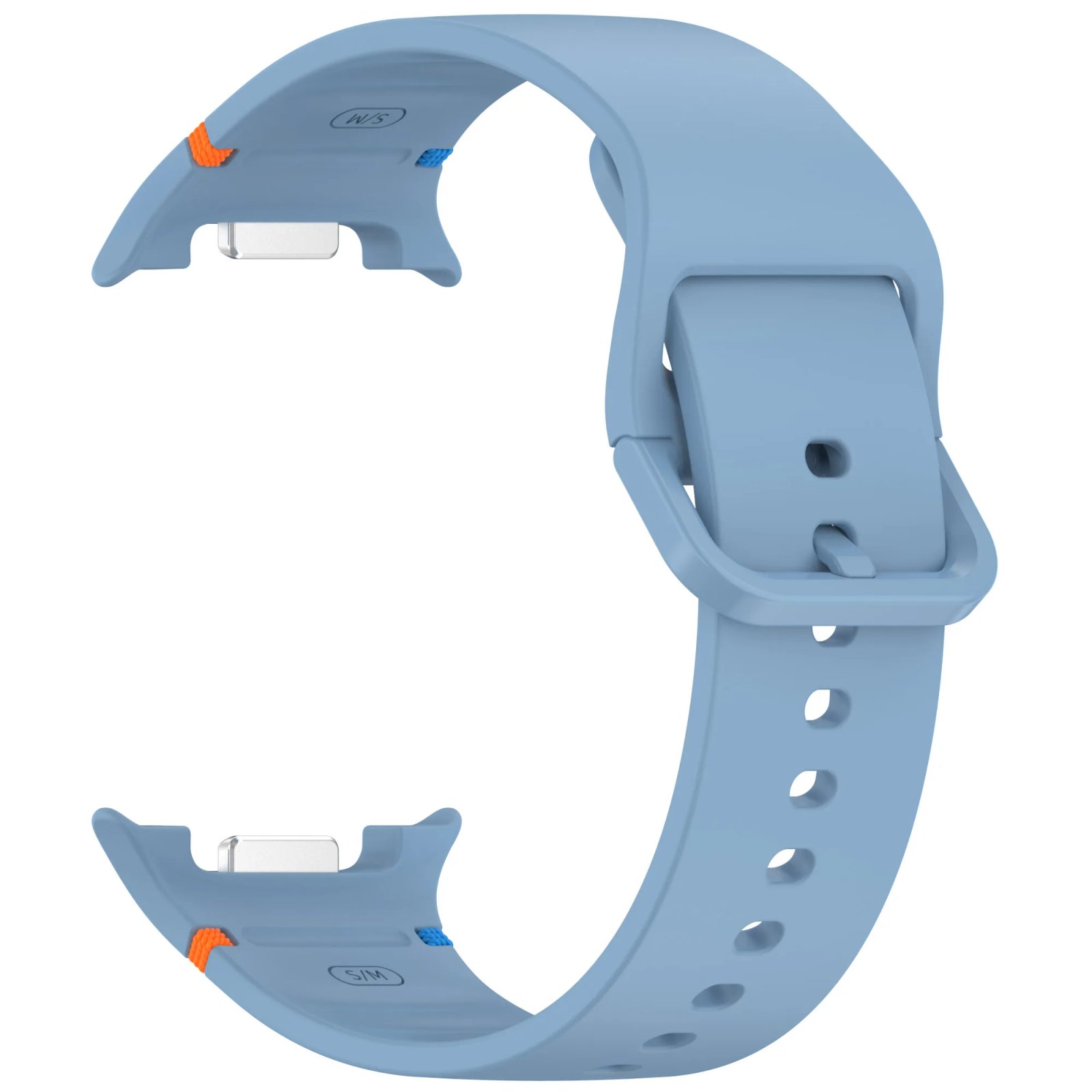 Official Silicone Watchband For Samsung Galaxy Watch 8 40mm 44mm 1:1 Sports Bracelet Wristband Galaxy Watch 8 Classic 46mm Belt