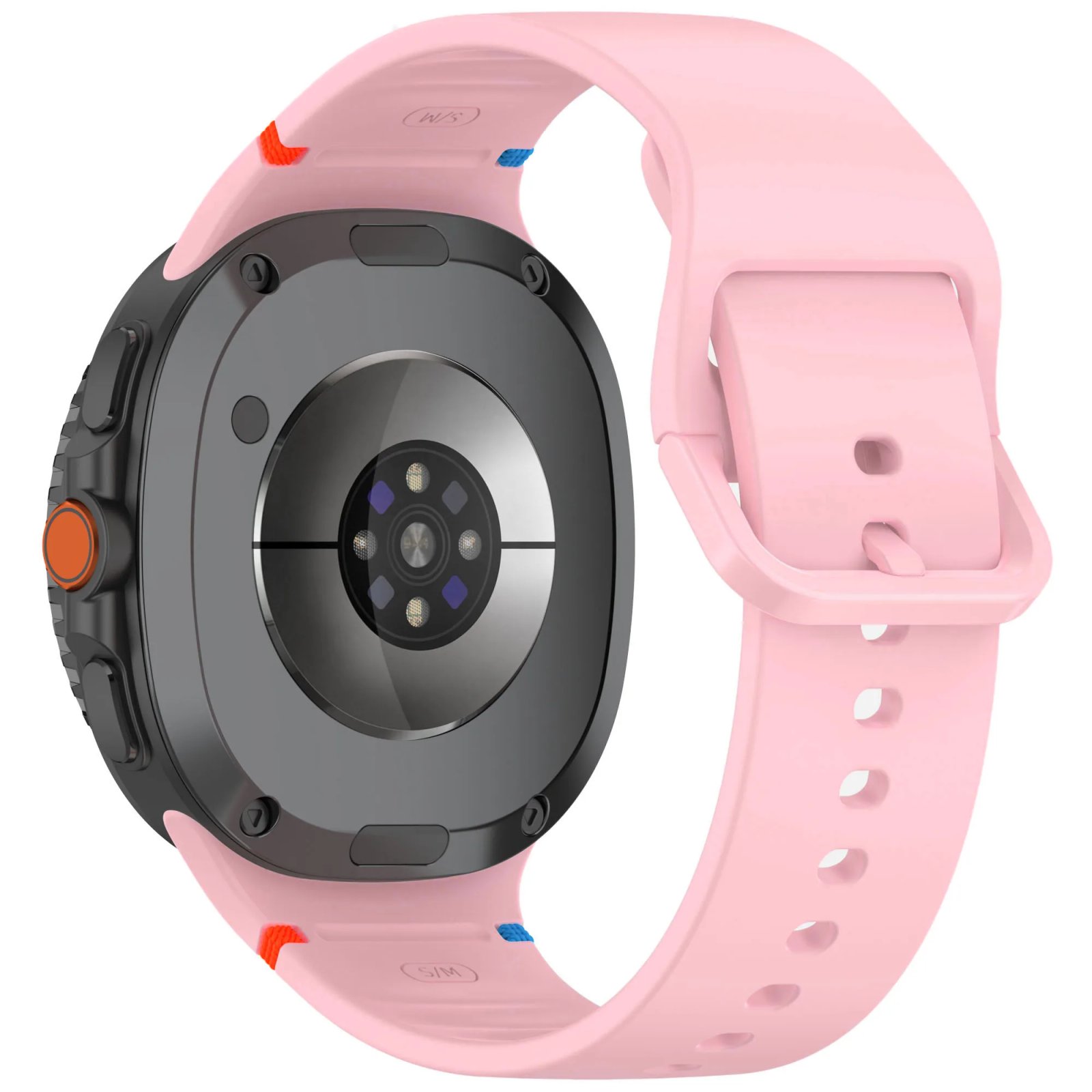 Official Silicone Watchband For Samsung Galaxy Watch 8 40mm 44mm 1:1 Sports Bracelet Wristband Galaxy Watch 8 Classic 46mm Belt