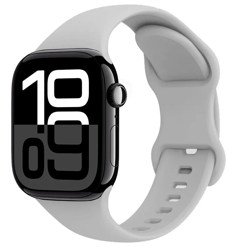 Silicone Strap For Apple Watch S11-10 46mm 42mm 9 8 7 45mm 41mm Ultra 3/2 49mm Sport Wristband iWatch 6 5 SE3 44mm 40mm Bracelet