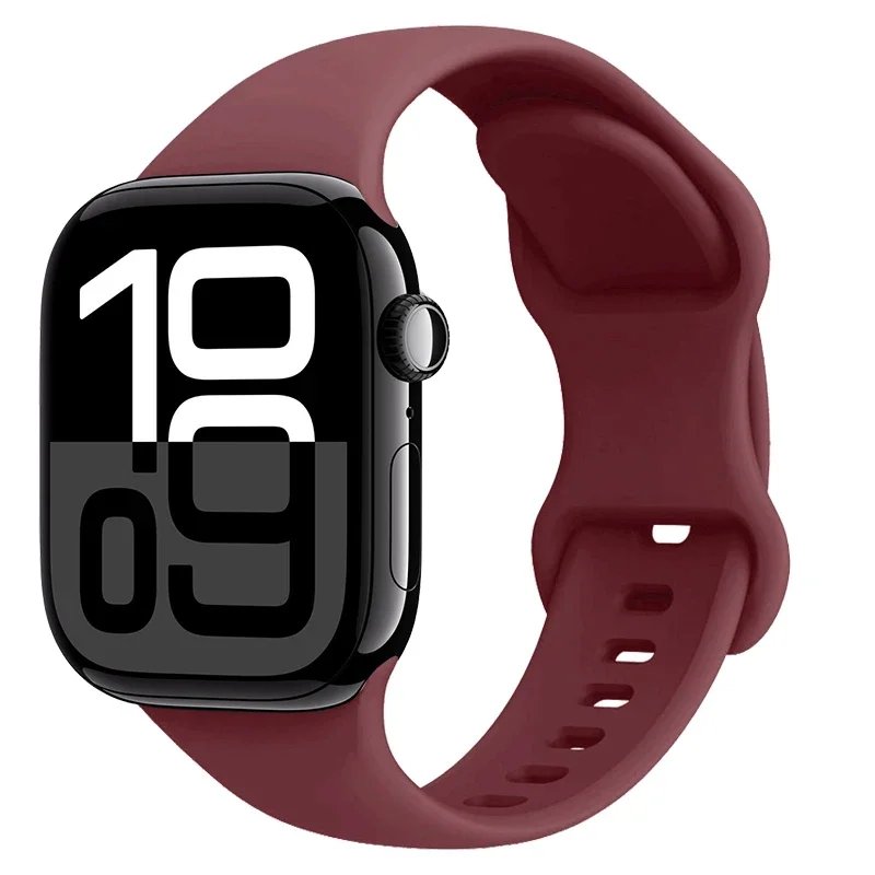 Silicone Strap For Apple Watch S11-10 46mm 42mm 9 8 7 45mm 41mm Ultra 3/2 49mm Sport Wristband iWatch 6 5 SE3 44mm 40mm Bracelet