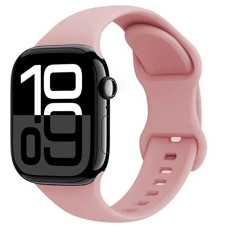 Silicone Strap For Apple Watch S11-10 46mm 42mm 9 8 7 45mm 41mm Ultra 3/2 49mm Sport Wristband iWatch 6 5 SE3 44mm 40mm Bracelet