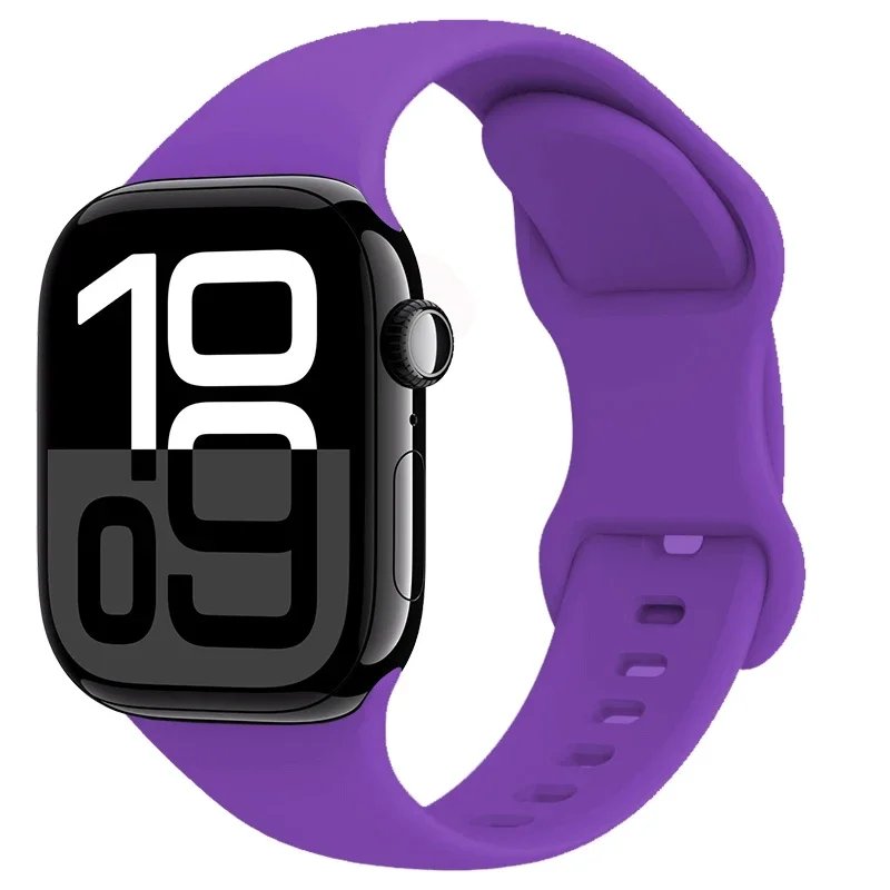 Silicone Strap For Apple Watch S11-10 46mm 42mm 9 8 7 45mm 41mm Ultra 3/2 49mm Sport Wristband iWatch 6 5 SE3 44mm 40mm Bracelet