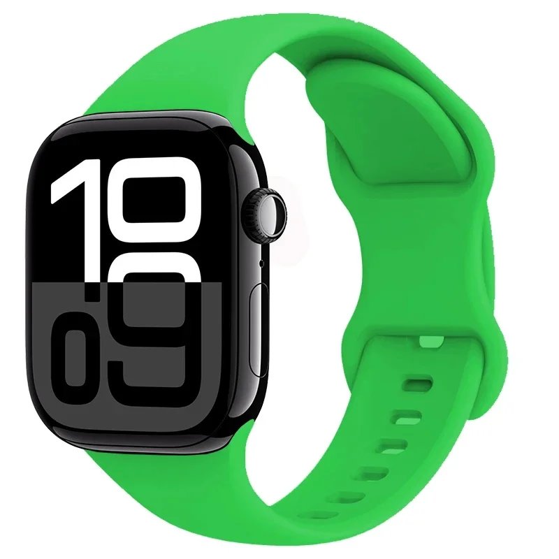Silicone Strap For Apple Watch S11-10 46mm 42mm 9 8 7 45mm 41mm Ultra 3/2 49mm Sport Wristband iWatch 6 5 SE3 44mm 40mm Bracelet