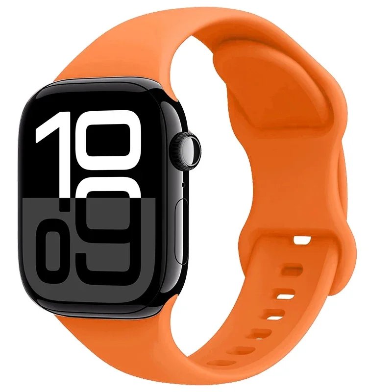Silicone Strap For Apple Watch S11-10 46mm 42mm 9 8 7 45mm 41mm Ultra 3/2 49mm Sport Wristband iWatch 6 5 SE3 44mm 40mm Bracelet