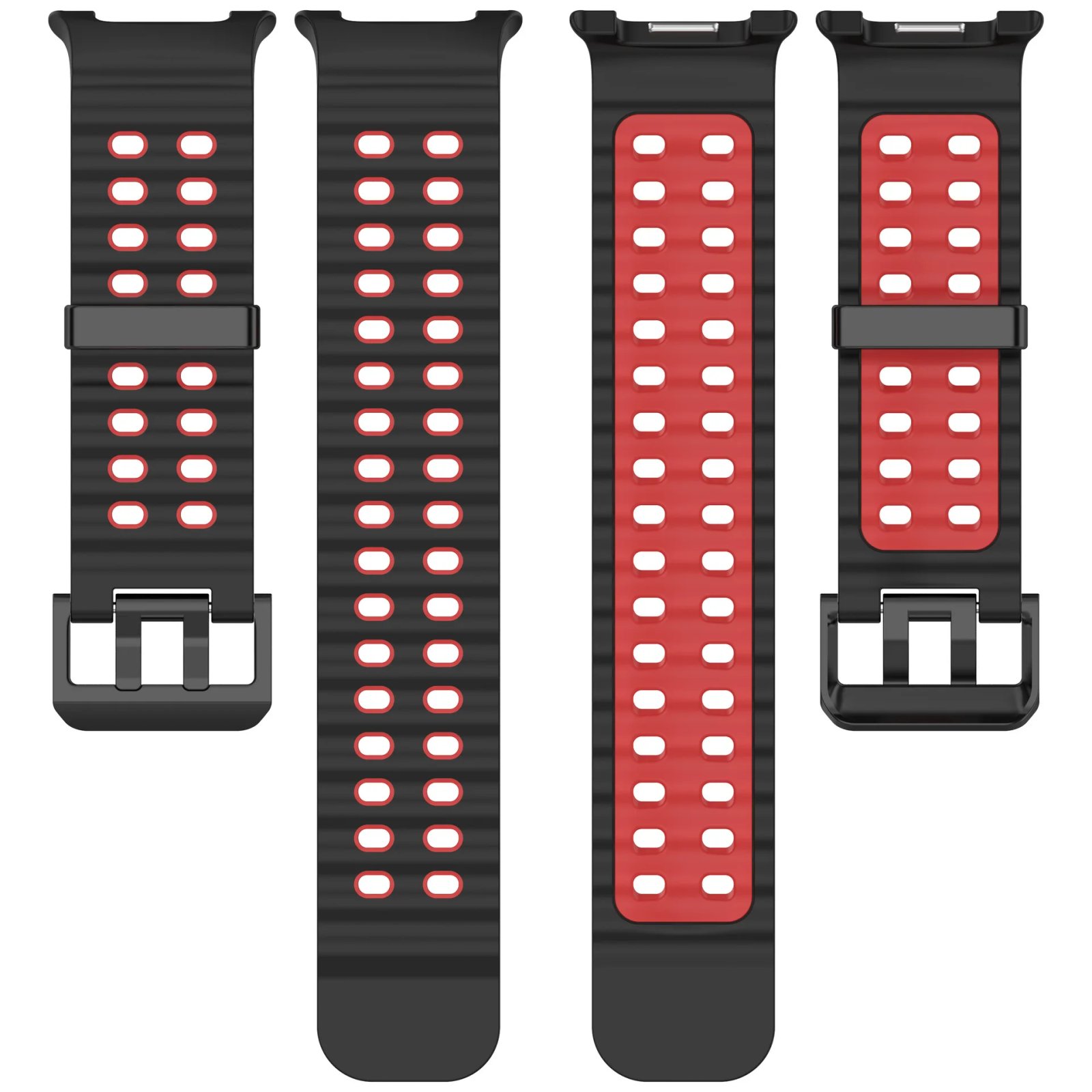Ocean Silicone Strap for Samsung Galaxy Watch 8 44mm 40mm/8 Classic 46mm Sports Wristband for Galaxy Watch 8 Breathable Bracelet