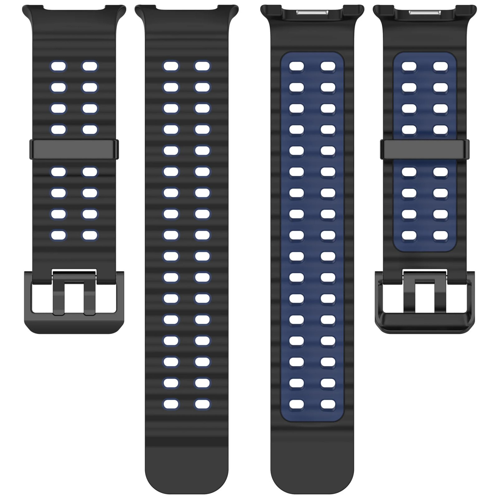 Ocean Silicone Strap for Samsung Galaxy Watch 8 44mm 40mm/8 Classic 46mm Sports Wristband for Galaxy Watch 8 Breathable Bracelet