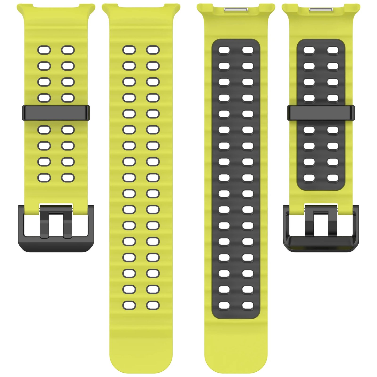 Ocean Silicone Strap for Samsung Galaxy Watch 8 44mm 40mm/8 Classic 46mm Sports Wristband for Galaxy Watch 8 Breathable Bracelet
