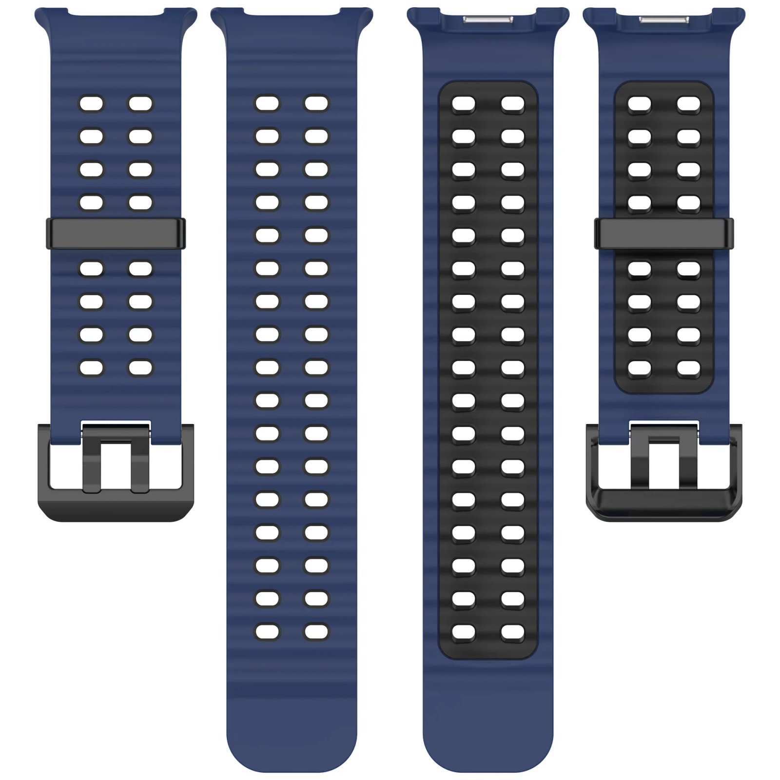 Ocean Silicone Strap for Samsung Galaxy Watch 8 44mm 40mm/8 Classic 46mm Sports Wristband for Galaxy Watch 8 Breathable Bracelet
