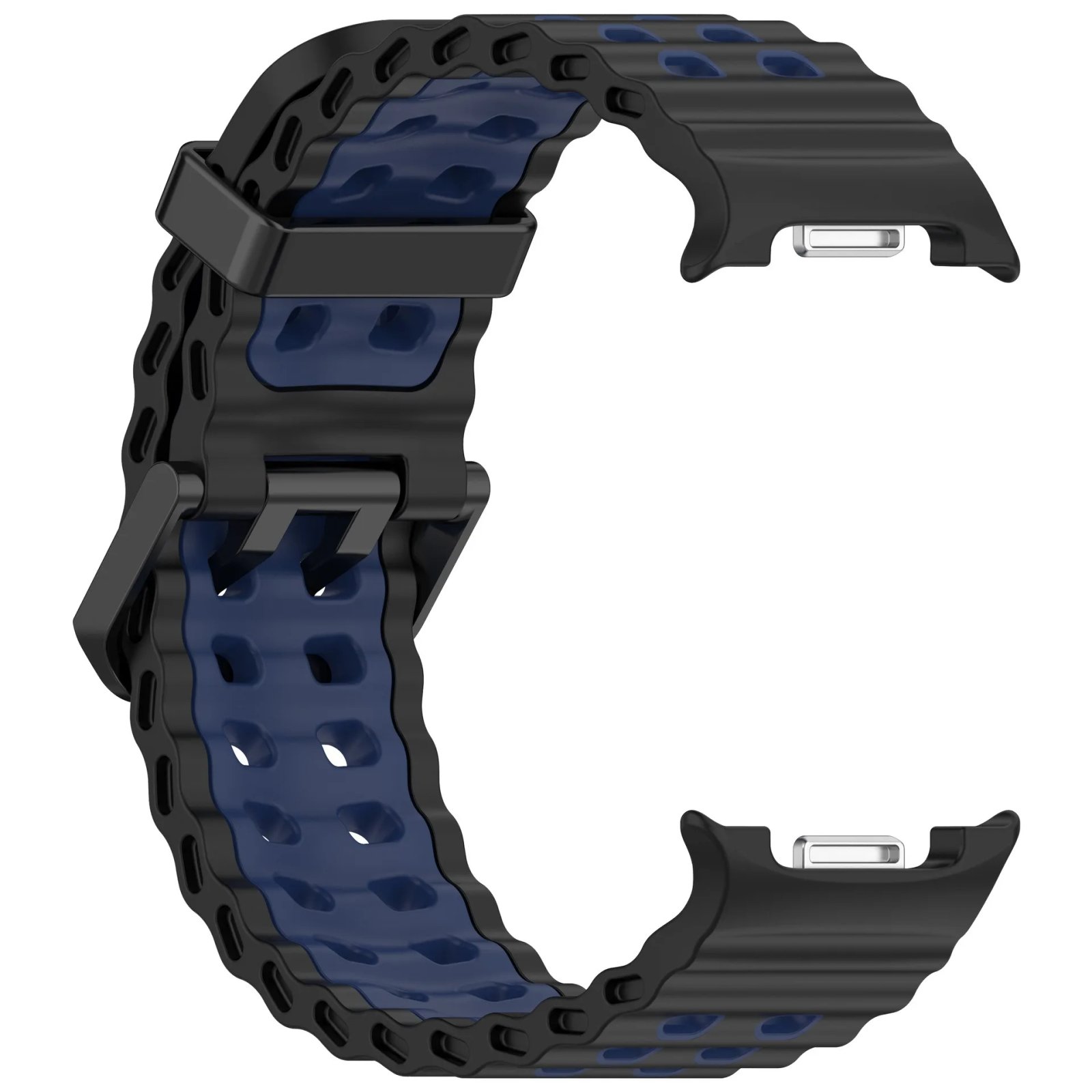 Ocean Silicone Strap for Samsung Galaxy Watch 8 44mm 40mm/8 Classic 46mm Sports Wristband for Galaxy Watch 8 Breathable Bracelet