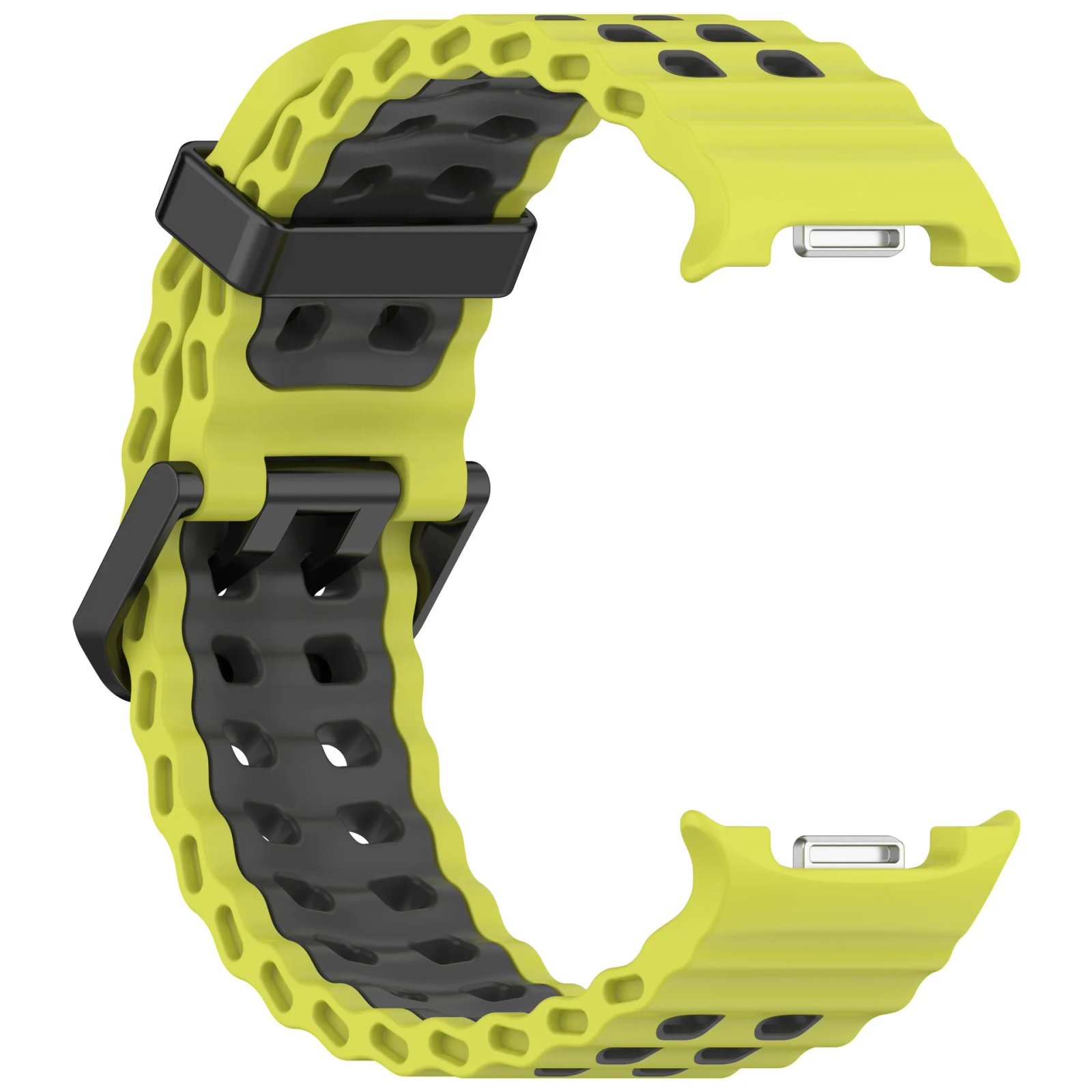 Ocean Silicone Strap for Samsung Galaxy Watch 8 44mm 40mm/8 Classic 46mm Sports Wristband for Galaxy Watch 8 Breathable Bracelet