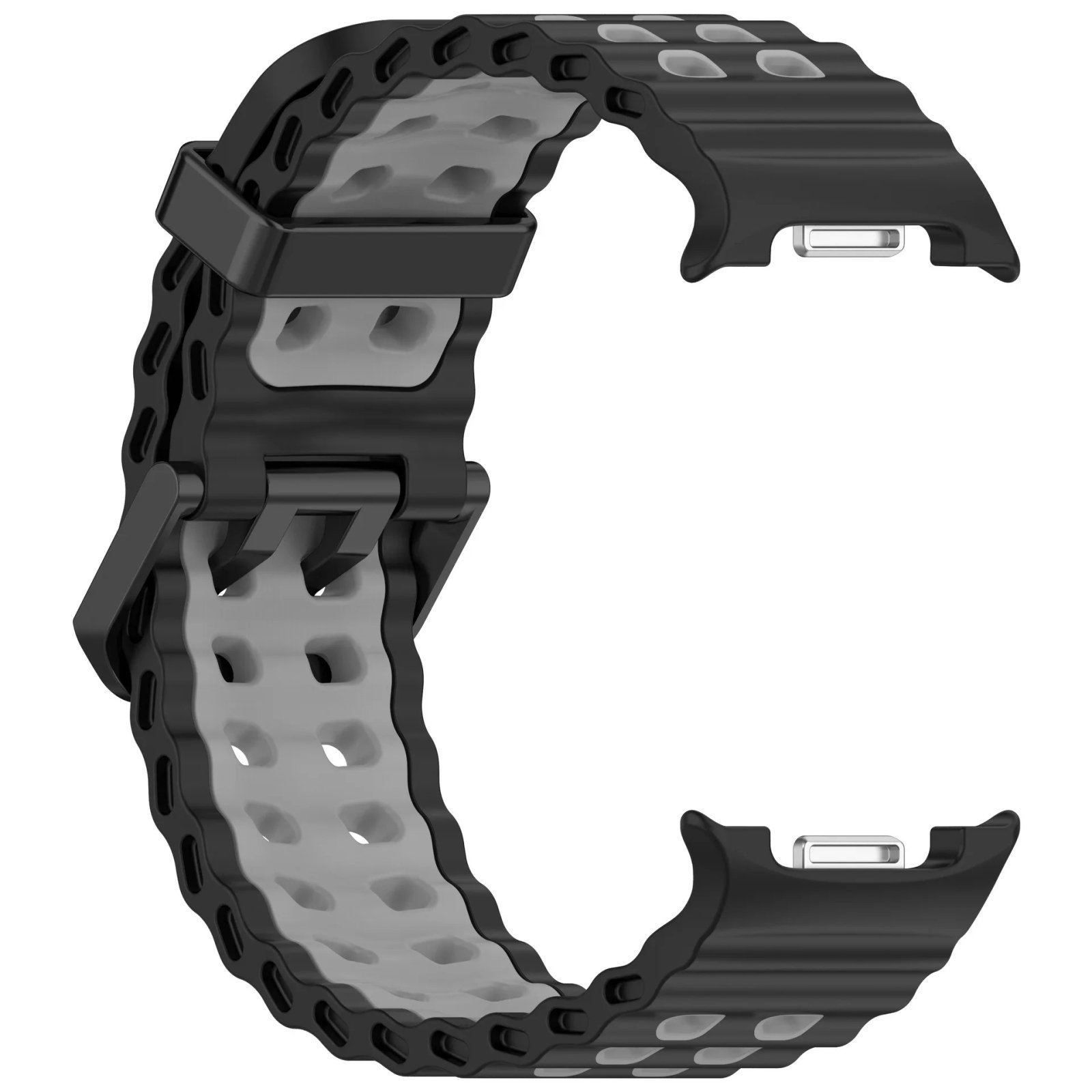 Ocean Silicone Strap for Samsung Galaxy Watch 8 44mm 40mm/8 Classic 46mm Sports Wristband for Galaxy Watch 8 Breathable Bracelet