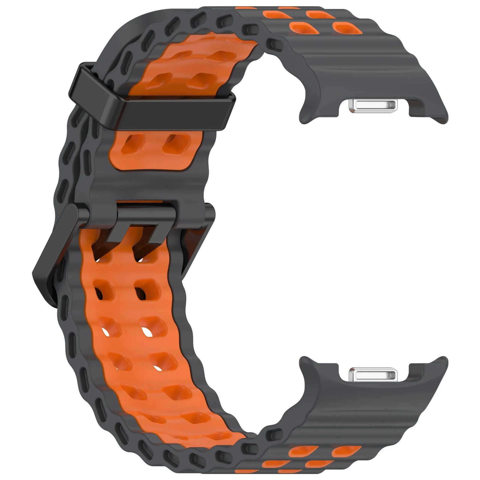Ocean Silicone Strap for Samsung Galaxy Watch 8 44mm 40mm/8 Classic 46mm Sports Wristband for Galaxy Watch 8 Breathable Bracelet