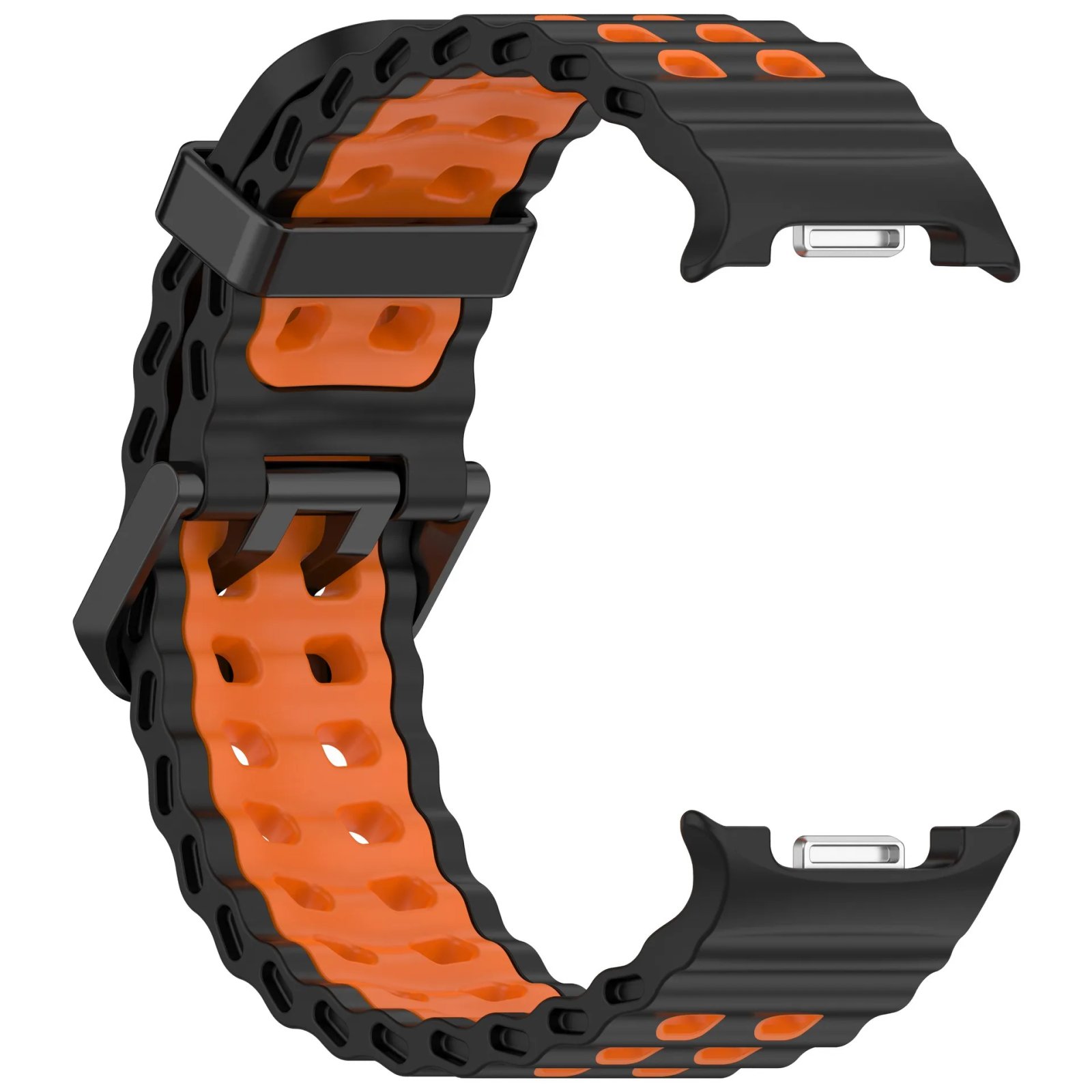 Ocean Silicone Strap for Samsung Galaxy Watch 8 44mm 40mm/8 Classic 46mm Sports Wristband for Galaxy Watch 8 Breathable Bracelet