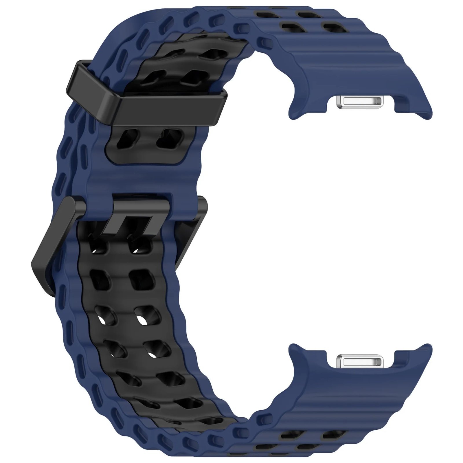 Ocean Silicone Strap for Samsung Galaxy Watch 8 44mm 40mm/8 Classic 46mm Sports Wristband for Galaxy Watch 8 Breathable Bracelet