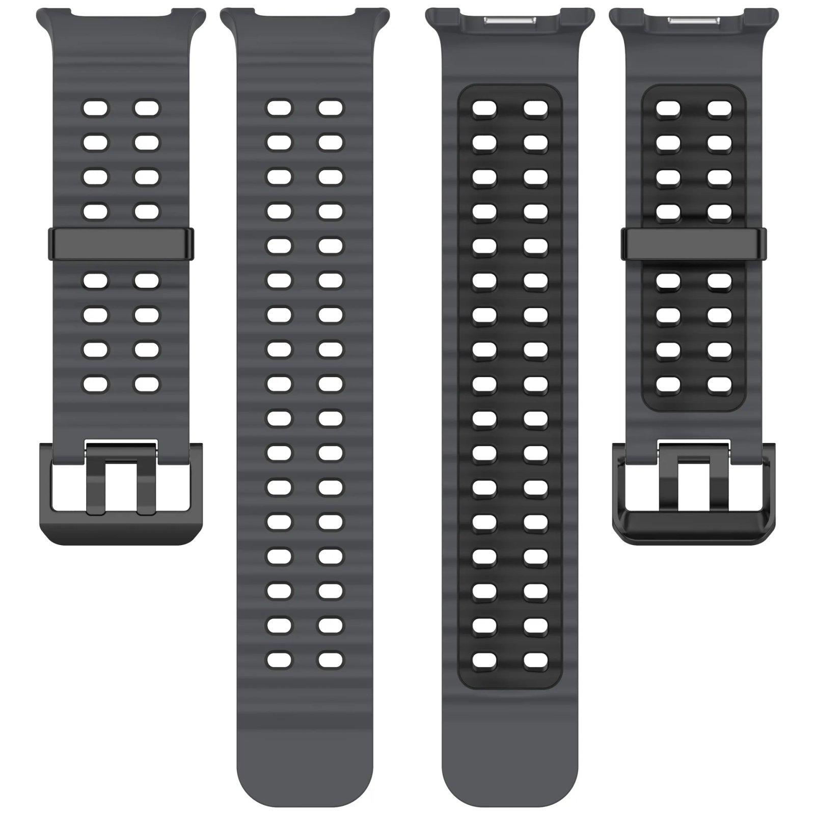 Ocean Silicone Strap for Samsung Galaxy Watch 8 44mm 40mm/8 Classic 46mm Sports Wristband for Galaxy Watch 8 Breathable Bracelet