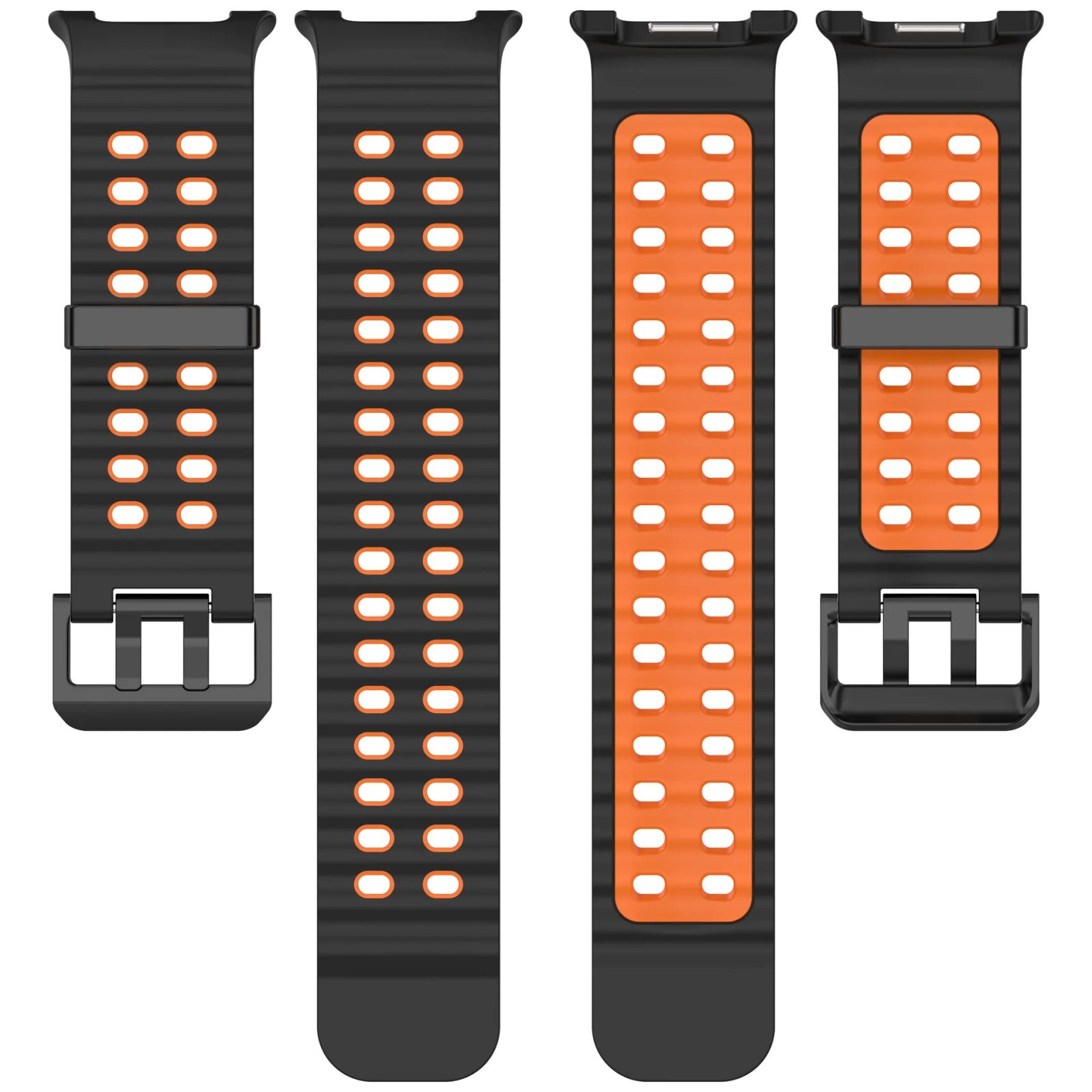 Ocean Silicone Strap for Samsung Galaxy Watch 8 44mm 40mm/8 Classic 46mm Sports Wristband for Galaxy Watch 8 Breathable Bracelet