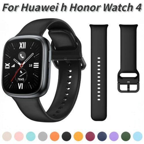 Soft Silicone Band for Huawei Honor Watch 4 Original Replaceable Bracelet Wristband for Huawei Honor Watch 4 Sport Watchband
