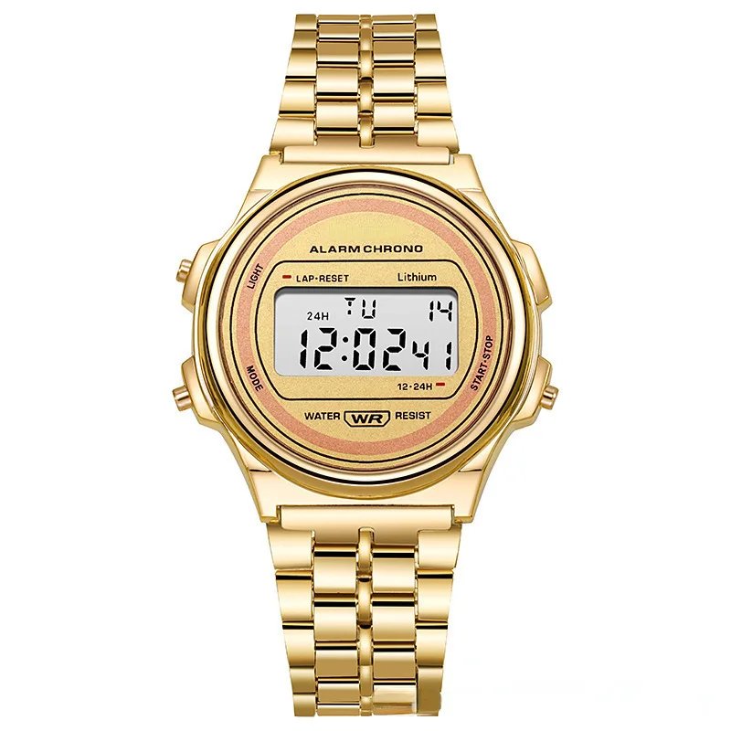 Retro Square Electronic Watches Digital Display Women Men Watch Rose Gold Silver Luxury Ladies Wristwatches Relojes Para Mujer Retro Square Electronic Watches Digital Display Women Men Watch Rose Gold Silver Luxury Ladies Wristwatches Relojes Para Mujer