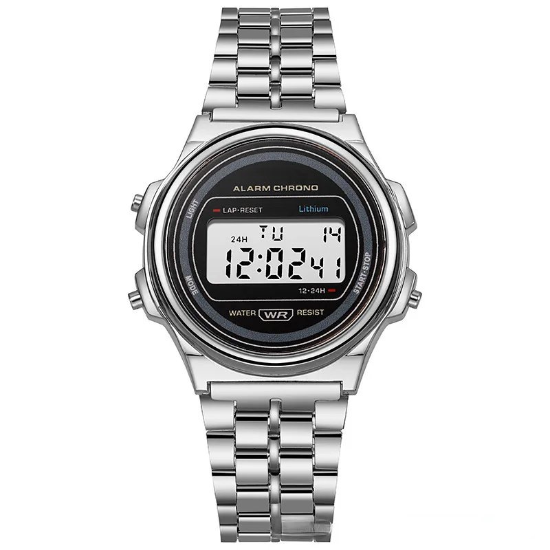 Retro Square Electronic Watches Digital Display Women Men Watch Rose Gold Silver Luxury Ladies Wristwatches Relojes Para Mujer Retro Square Electronic Watches Digital Display Women Men Watch Rose Gold Silver Luxury Ladies Wristwatches Relojes Para Mujer