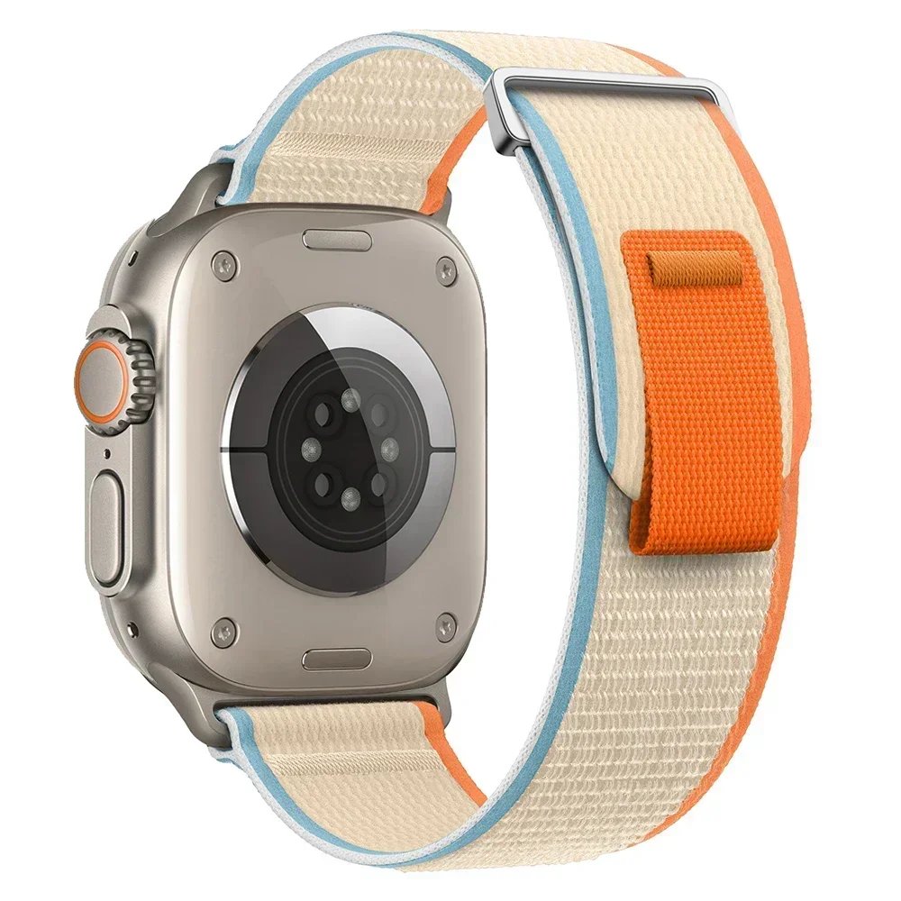 Trail Loop Strap for Apple Watch Ultra2 10 9 8 7 49mm 46mm 45mm 41mm Nylon Bracelet Wristband for IWatch 6 5 4 SE 44mm 40mm 42mm
