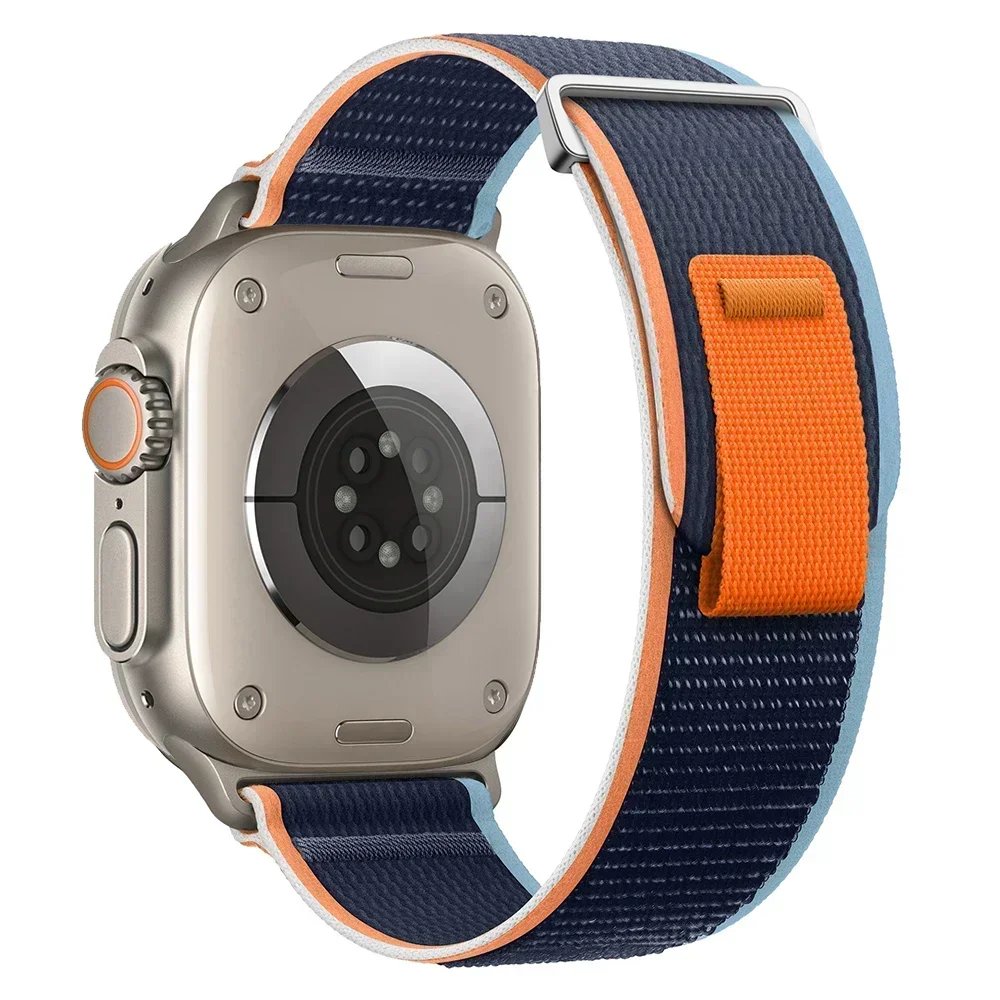 Trail Loop Strap for Apple Watch Ultra2 10 9 8 7 49mm 46mm 45mm 41mm Nylon Bracelet Wristband for IWatch 6 5 4 SE 44mm 40mm 42mm